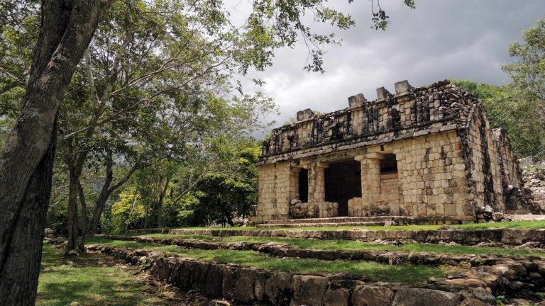 Maya ruïnes van Palenque in Mexico