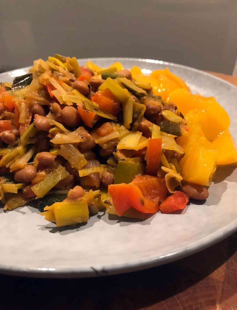 Vegetarische chili sin carne