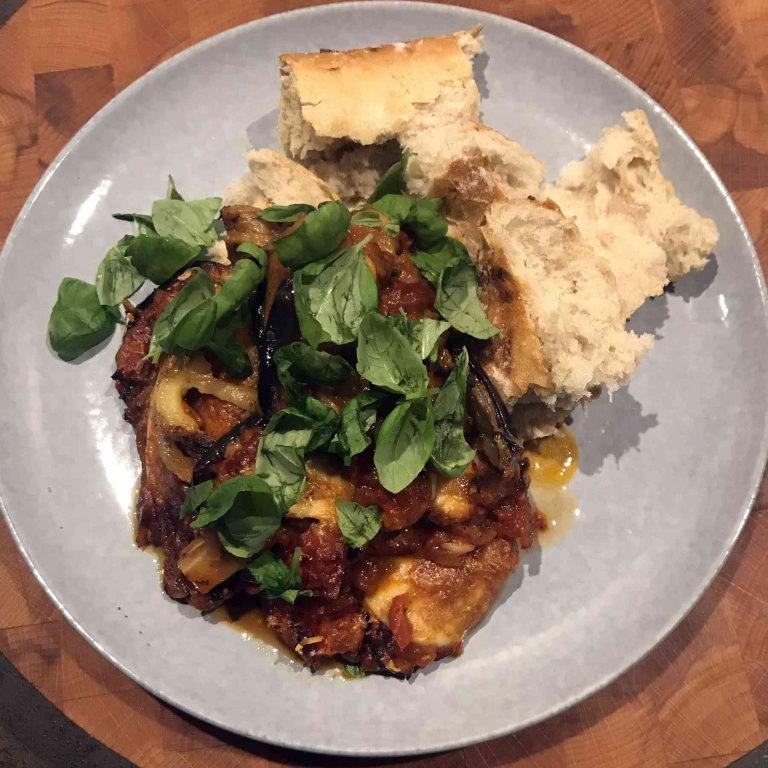 Aubergine uit de oven