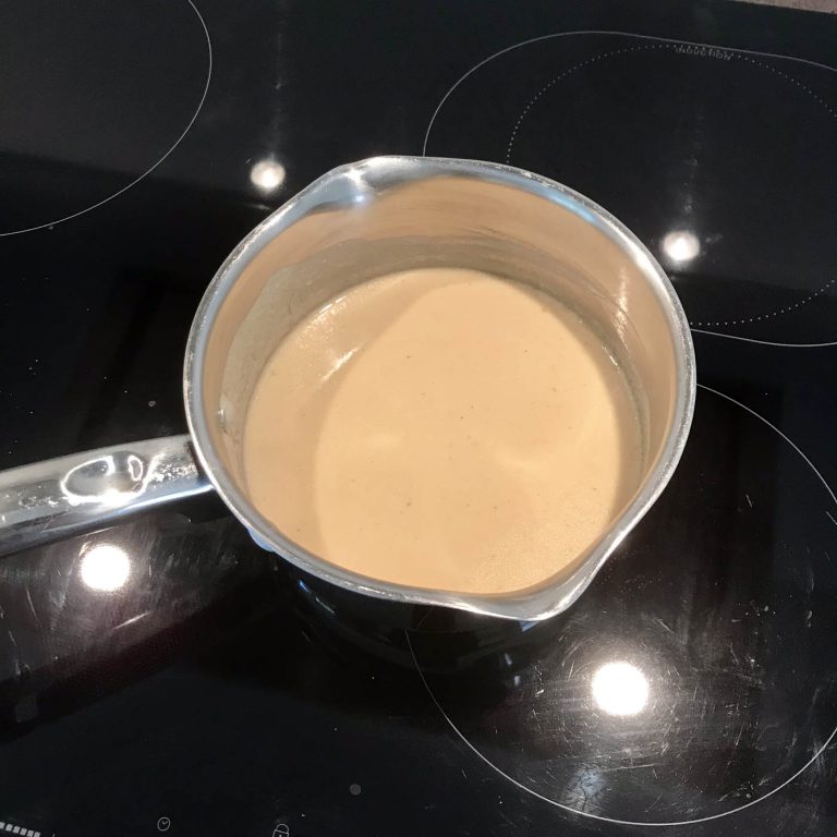 Witte wijnsaus met cognac