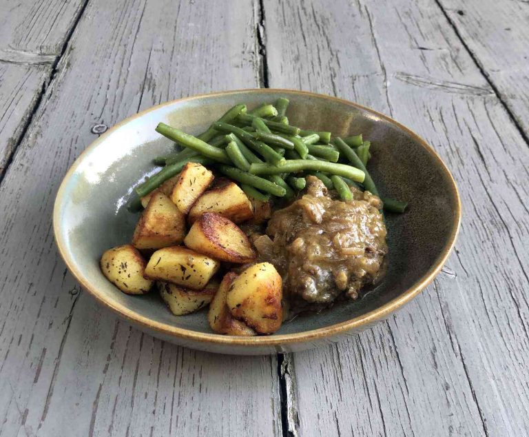 Malse runderriblappen met mosterd