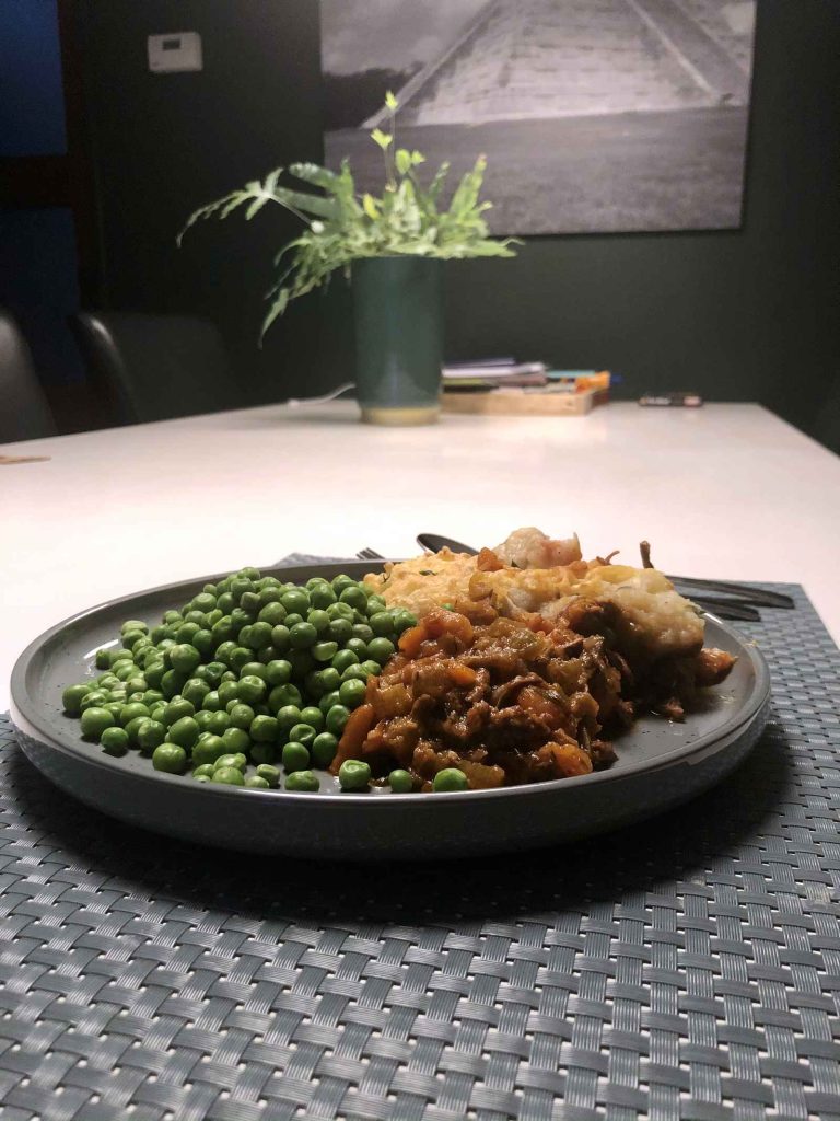 Sheppard pie met riblappen en herfstbock