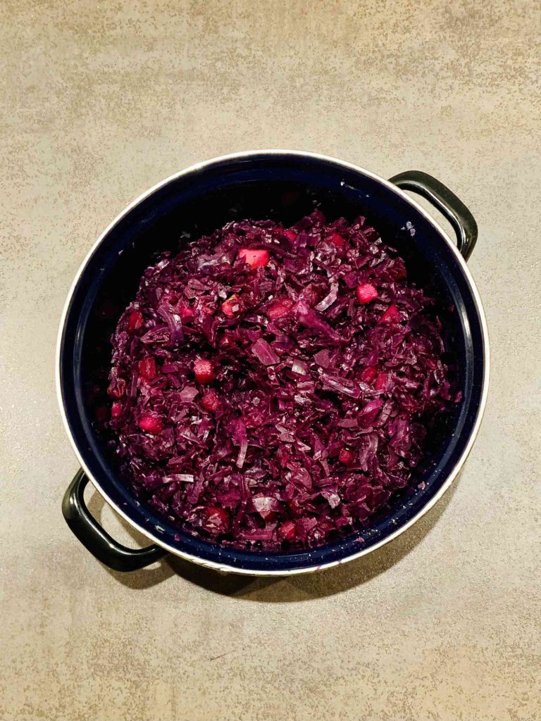 Rode kool met appel!