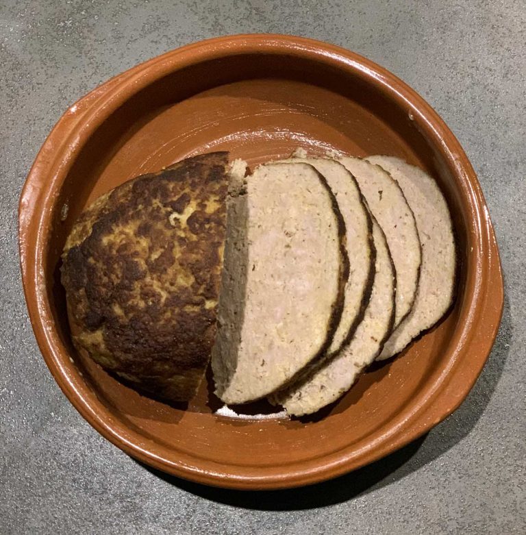 Traditioneel gehaktbrood