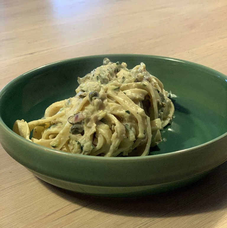 Supersnelle tagliatelle met courgette