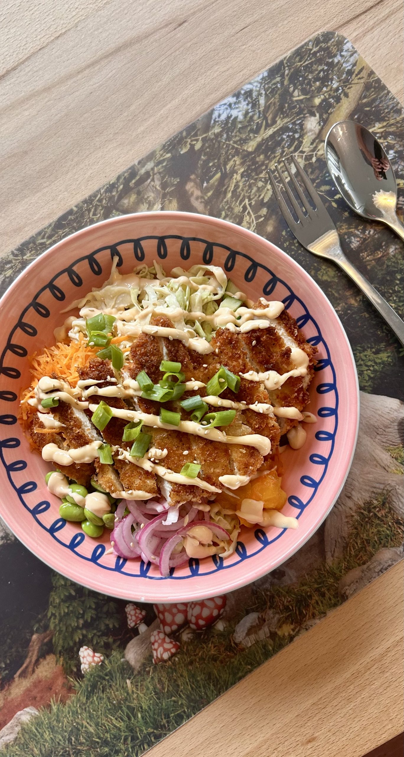 Kip katsu pokebowl